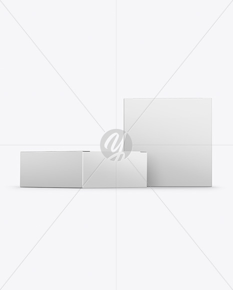 Two Paper Boxes Mockup
