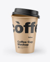 Kraft Coffee Cup Mockup