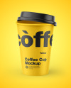 Kraft Coffee Cup Mockup