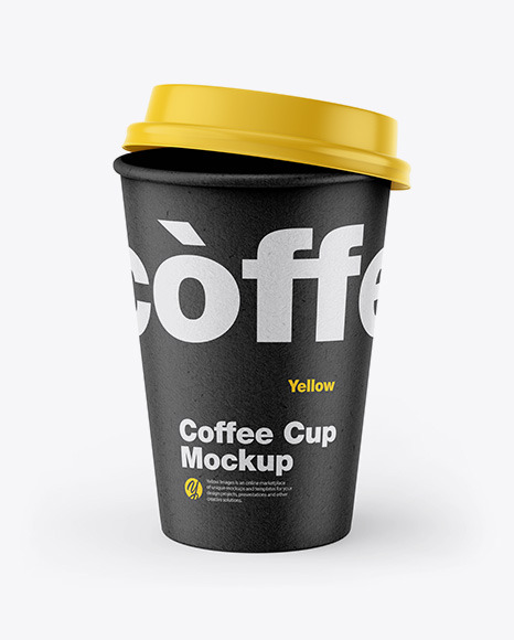 Kraft Coffee Cup Mockup