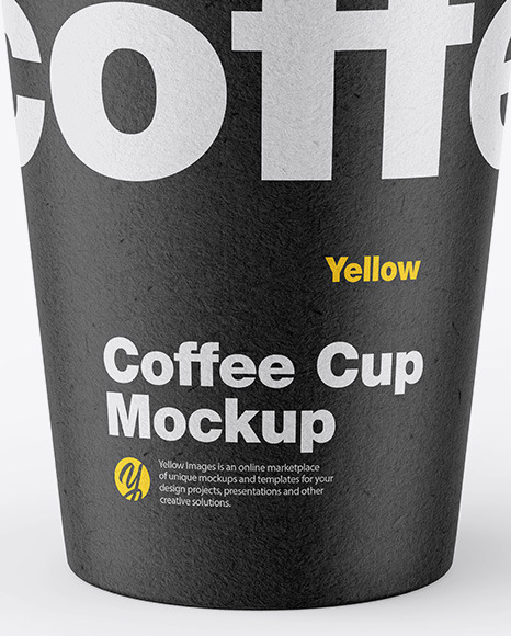 Kraft Coffee Cup Mockup