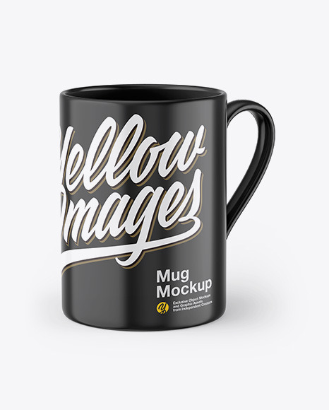 Glossy Mug Mockup