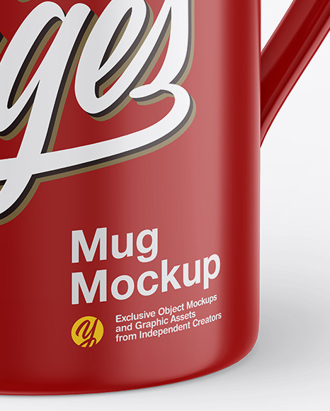 Glossy Mug Mockup