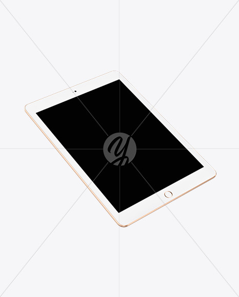 Gold IPad Mockup