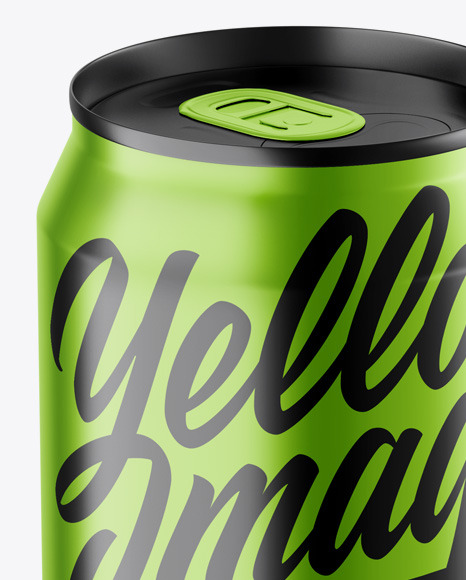 Metallic Can Mockup