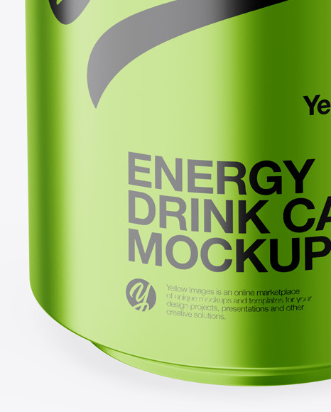 Metallic Can Mockup