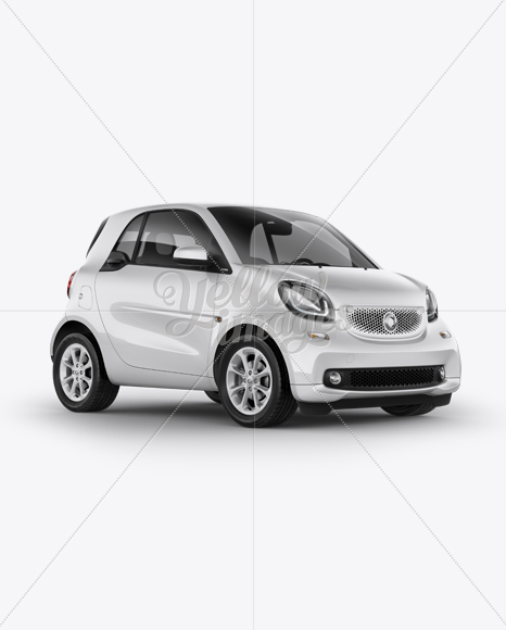 Smart Fortwo Mockup - Halfside View