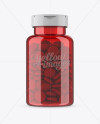 Red Pill Bottle Mockup - Front View Red Pill Bottle Mockup - Front View