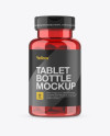 Red Pill Bottle Mockup - Front View Red Pill Bottle Mockup - Front View