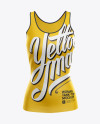 Womens Tank Top Premium Mockup - Front View