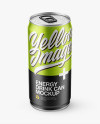 Matte Aluminium Drink Can Mockup