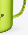 Metallic Enamel Cup Mockup