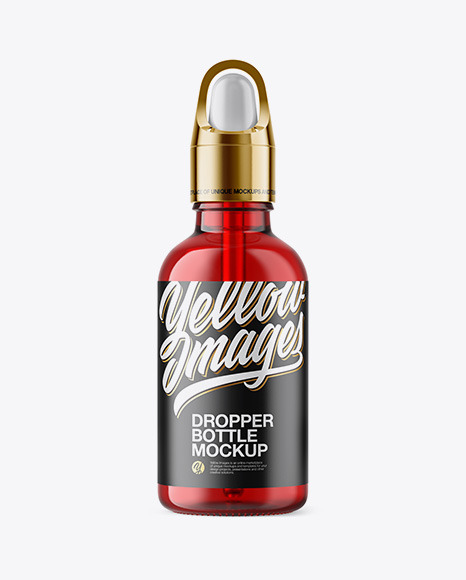 50ml Red Glass Dropper Bottle - 50ml+Glossy+Dropper+Bottle+Packaging+Mockups