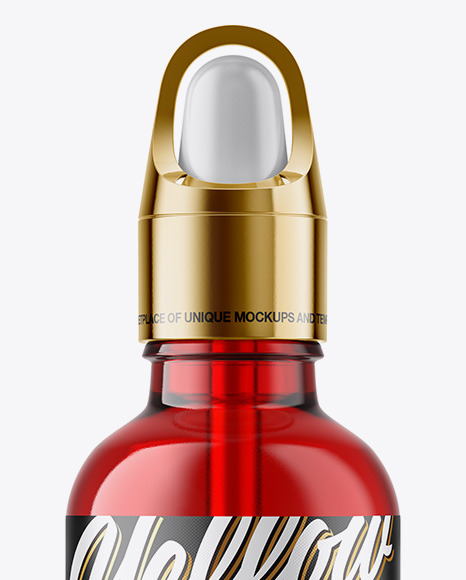 50ml Red Glass Dropper Bottle 50ml Red Glass Dropper Bottle