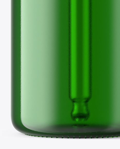 50ml Green Glass Dropper Bottle