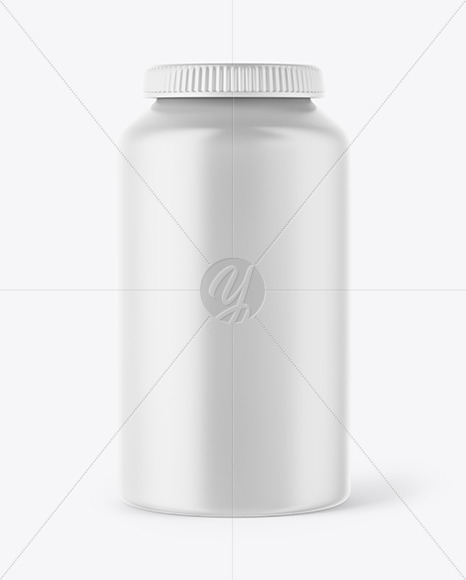 Matte Plastic Bottle Mockup