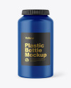 Matte Plastic Bottle Mockup