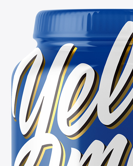 Matte Plastic Bottle Mockup