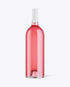 1L Rose Wine Bottle Mockup