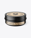 60g Matte Cosmetic Tin Can Mockup