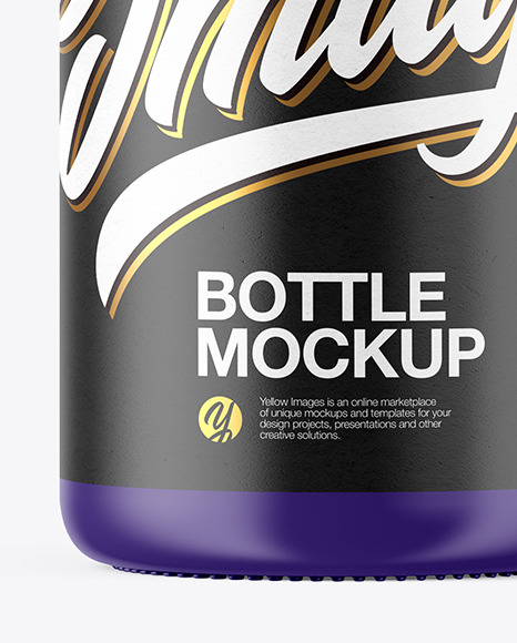 Matte Bottle Mockup