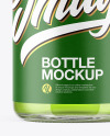 Clear Glass Bottle Mockup