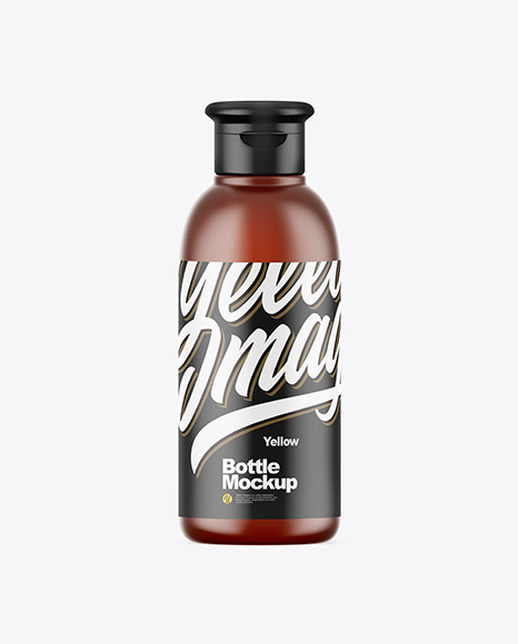 Amber Bottle Mockup