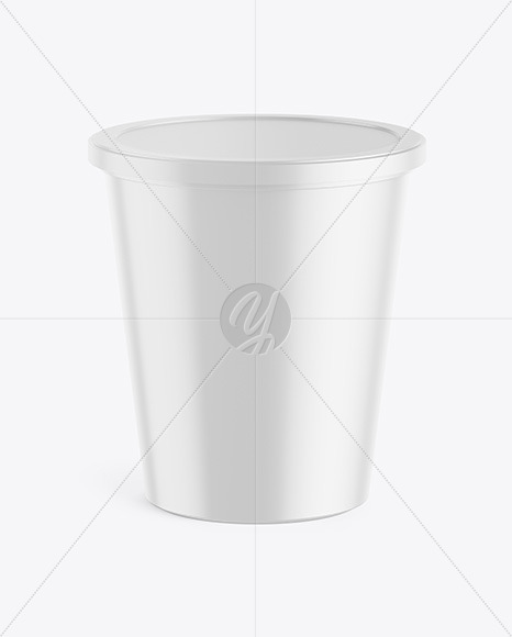 Matte Plastic Cup Mockup