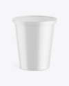 Matte Plastic Cup Mockup