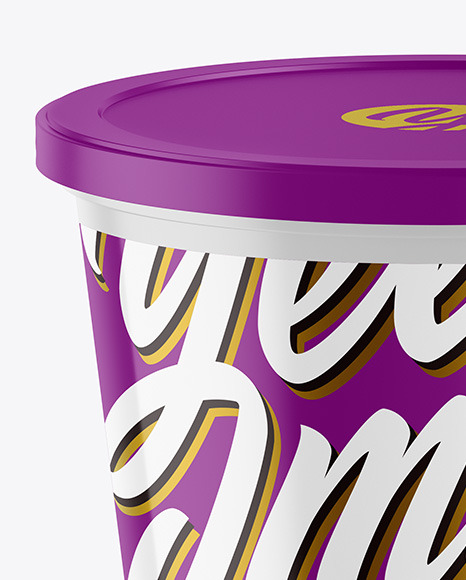 Matte Plastic Cup Mockup