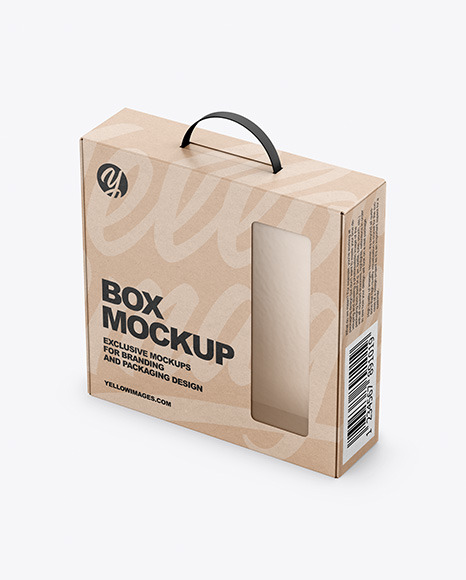 Kraft Box Mockup