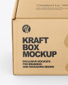 Kraft Box Mockup