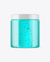 Plastic Jar with Gel Mockup