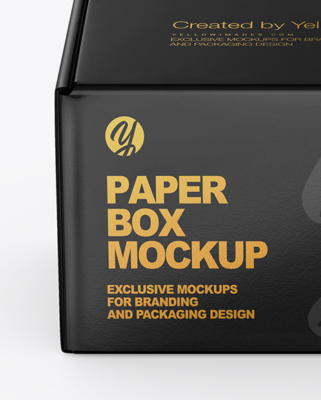 Paper Box Mockup