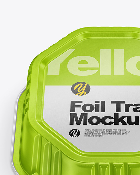 Foil Tray Mockup