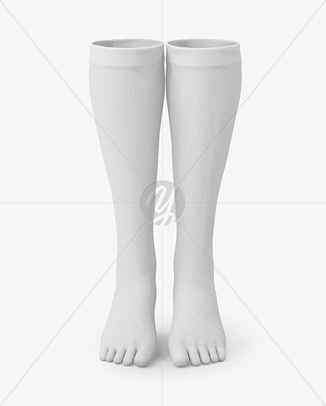 Long Toe Socks Mockup