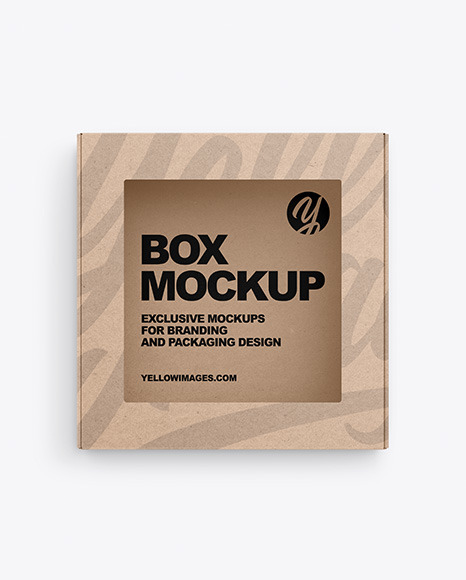 Kraft Box Mockup Kraft Box Mockup