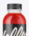 Clear Bottle with Tomato Juice Mockup