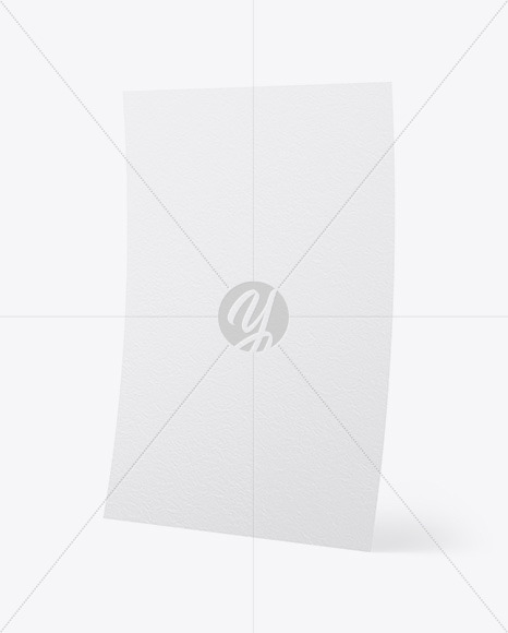 A4 Textured Paper Mockup