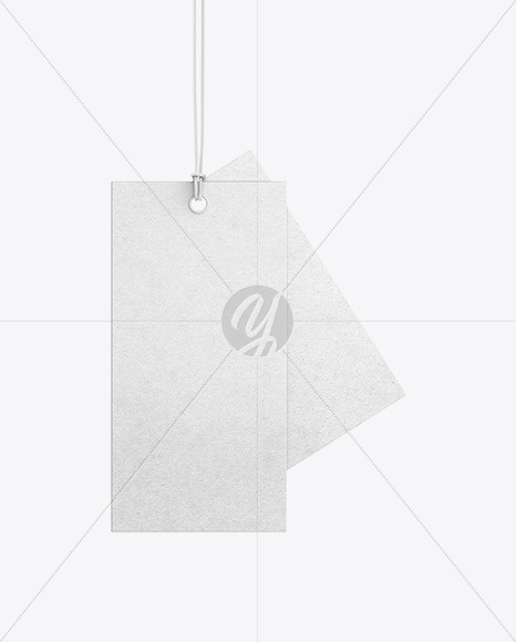 Two Kraft Labels With Rope Mockup