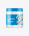 Clear Jar with Gel Mockup Clear Jar with Gel Mockup
