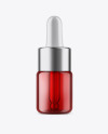 5ml Red Glass Dropper Bottle