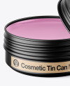 60g Matte Cosmetic Tin Can Mockup