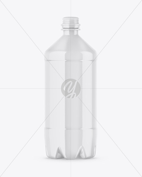 PET Glossy Bottle Mockup