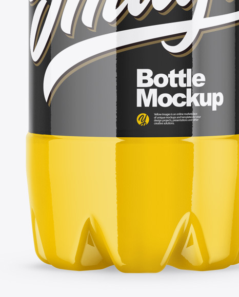 PET Glossy Bottle Mockup