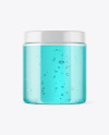 Clear Jar with Gel Mockup