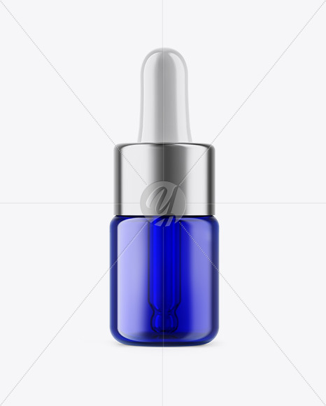 5ml Blue Glass Dropper Bottle