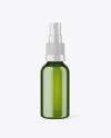 Green Spray Bottle Mockup