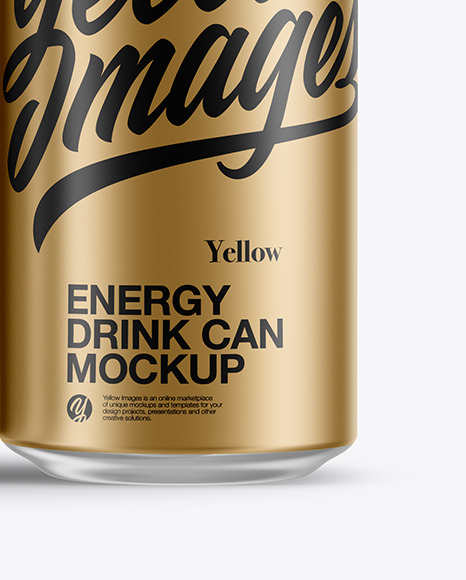 Matte Metallic Cans Mockup