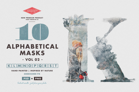 10 Alphabetical Masks Vol 02 - Artists